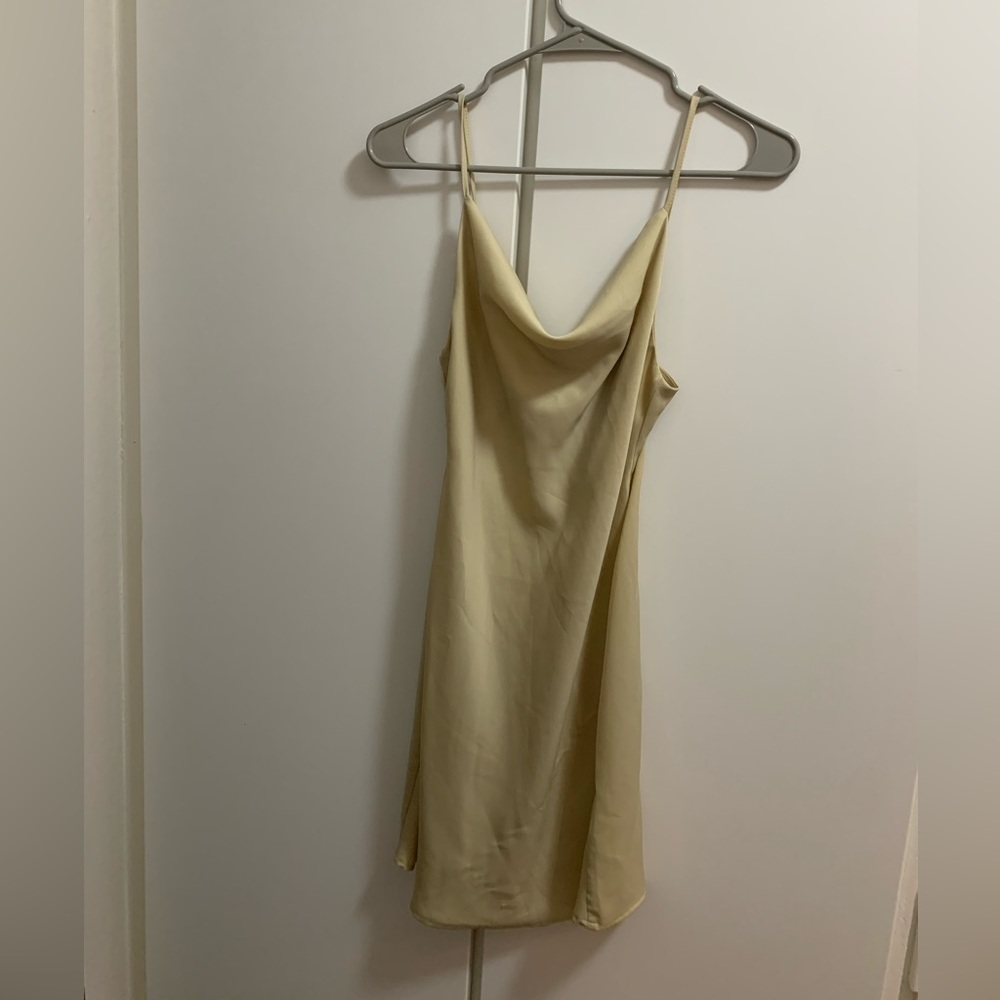Urban Outfitters Champagne Slip Dress